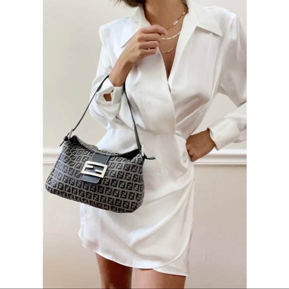 Fendi Handbags - Fendi Mama Zucca Bag in Blue